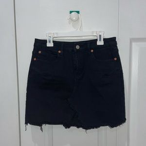 NEW BLACK JEAN SKIRT